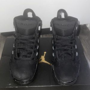 Black and metallic silver, Jordan 6-17-23, size 8.5 men, only been worn twice